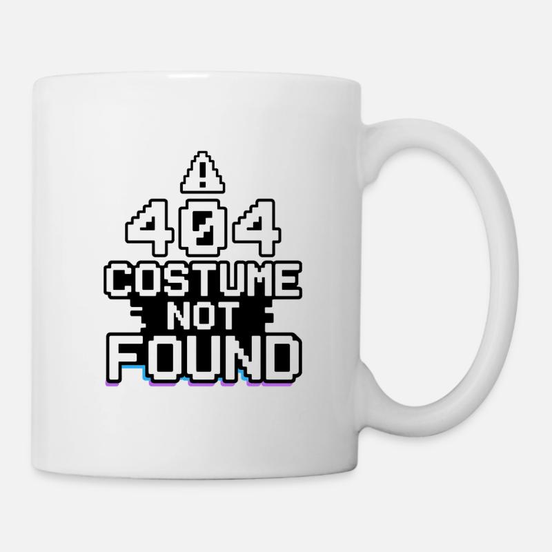 404 Costume Not Found - Tasse - Weiß