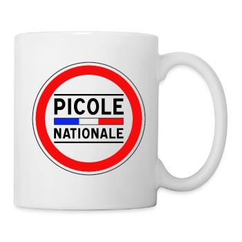 Picole Nationale nouveau design - Mug blanc - blanc - Droite