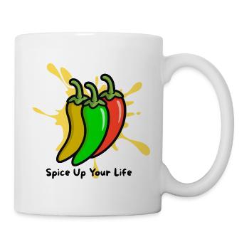 Hot Trio – Spice Up Your Style - Mug - white - Right