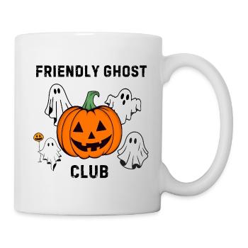 Kürbis und Geister lustiges Design für Halloween Style. - Tasse - Weiß - Rechts