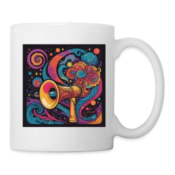 Psychedelic Exploration with Space Speaker - Mug - white - Right