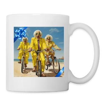 Lunettes de soleil humoristiques pour personnes âgées - Mug blanc - blanc - Droite