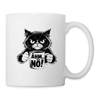 Angry Cat Muggle: "Um... Nope!" - Mug - white - Right