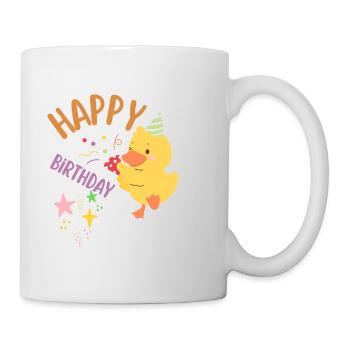 Happy birthday  - Mug blanc - blanc - Droite