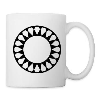 Design der kosmischen Sternenausrüstung - Tasse - Weiß - Rechts