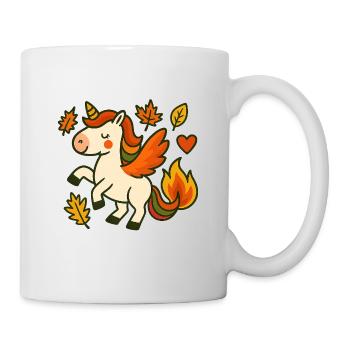 Einhorn_im_Herbst - Mug - white - Right