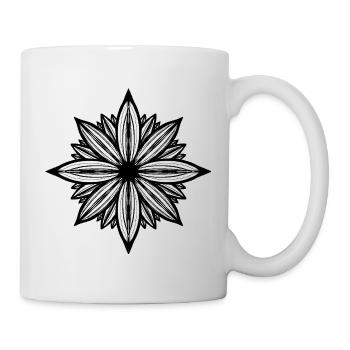 Daisy flower - Tasse - Weiß - Rechts