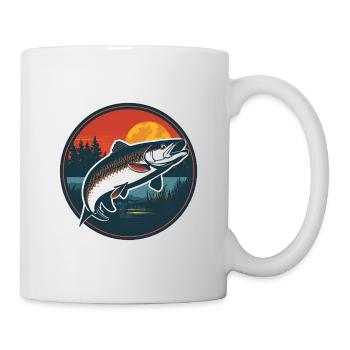 Fish in natural design - Mug - white - Right