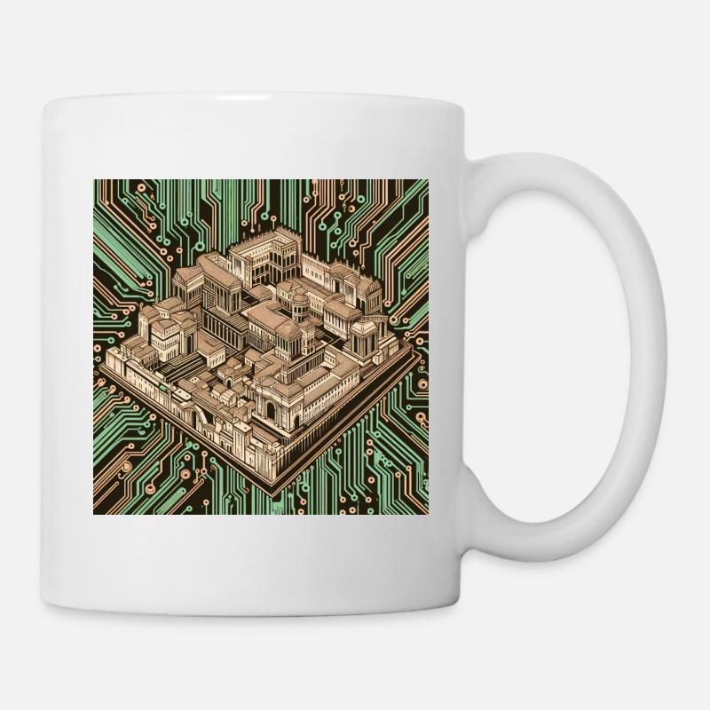 Urbis Digitalis - Tasse - Weiß