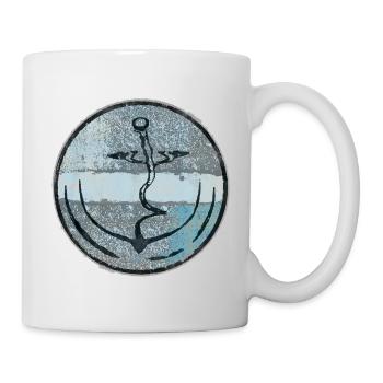 Abstract Anchor Illustration - Mug - white - Right