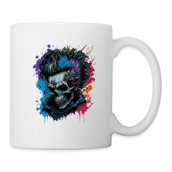 Rainbow Zombie Punk - Mug - white - Right