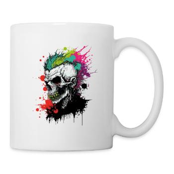 Rainbow Zombie Punk - Mug - white - Right