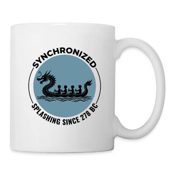 Drachenboot-Rennteam - Tasse - Weiß - Rechts