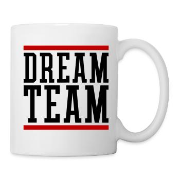 Dream Team - Tasse - Weiß - Rechts