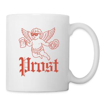 Prost – Bayerischer Engel - Tasse - Weiß - Rechts