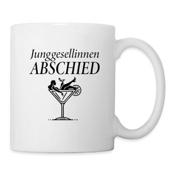 Junggesellinnenabschied – Martini Feier - Tasse - Weiß - Rechts
