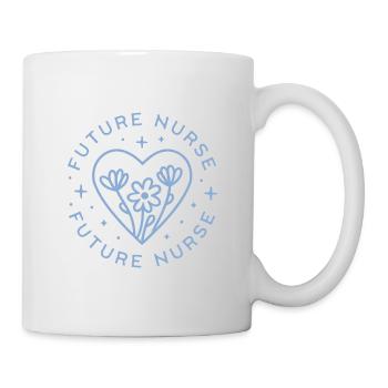 Futur étudiant en soins infirmiers jolie affirmation de motivation - Mug blanc - blanc - Droite
