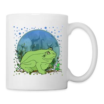 Grenouille - Mug blanc - blanc - Droite