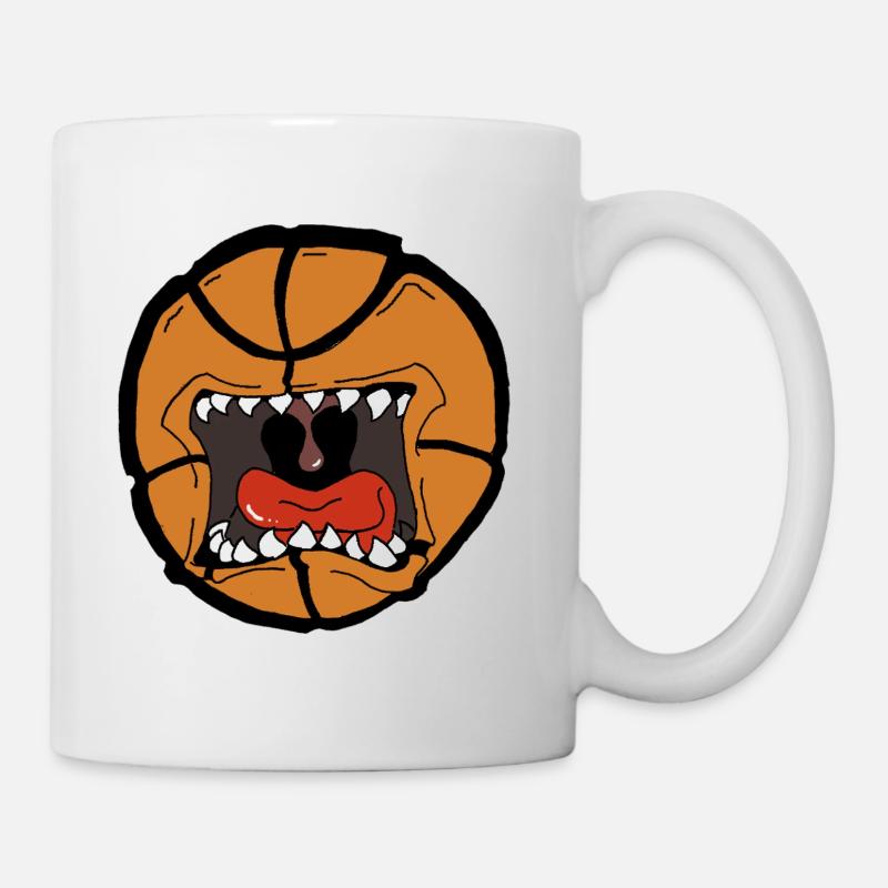 Explosive Basketball Design - Mug - white