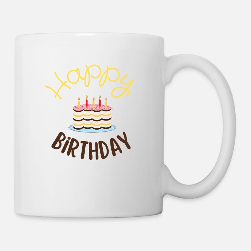 Alles Gute zum Geburtstag - Tasse - Weiß