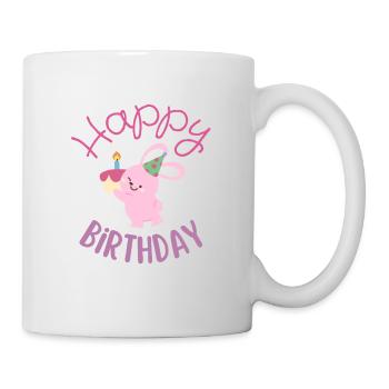 Happy birthday  - Mug blanc - blanc - Droite