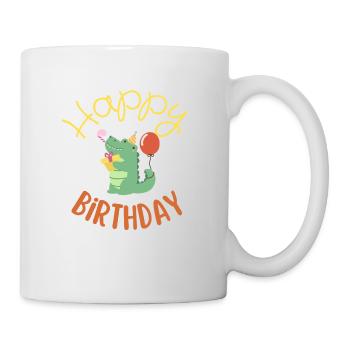 Joyeux anniversaire  - Mug blanc - blanc - Droite