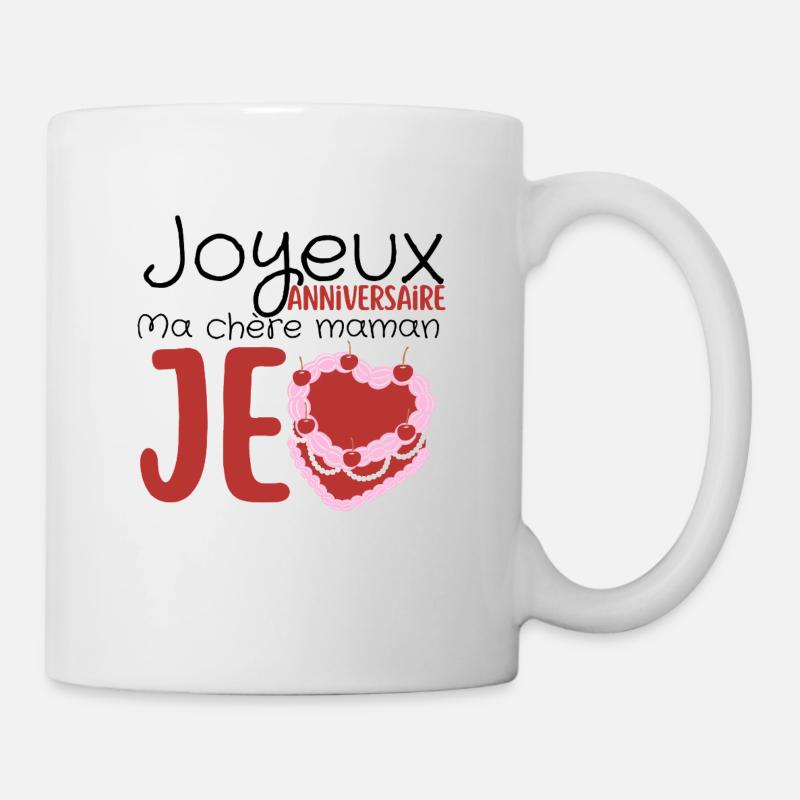 Alles Gute zum Geburtstag Mama - Tasse - Weiß