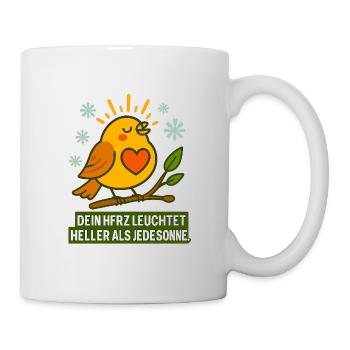 Dein_Herz_leuchtet_heller_als_jede_Sonne - Mug - white - Right