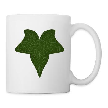 Elegant Green Ivy Leaf Pattern - Mug - white - Right
