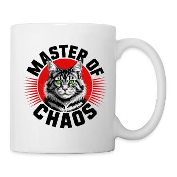 Maître du chat du chaos - Mug blanc - blanc - Droite