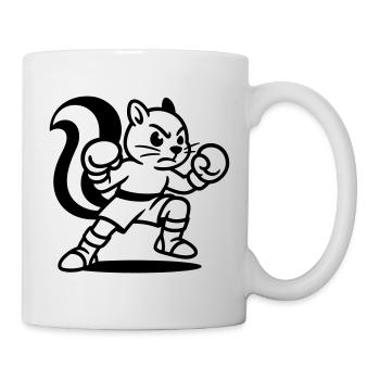 Boxer Squirrel - Mug - white - Right