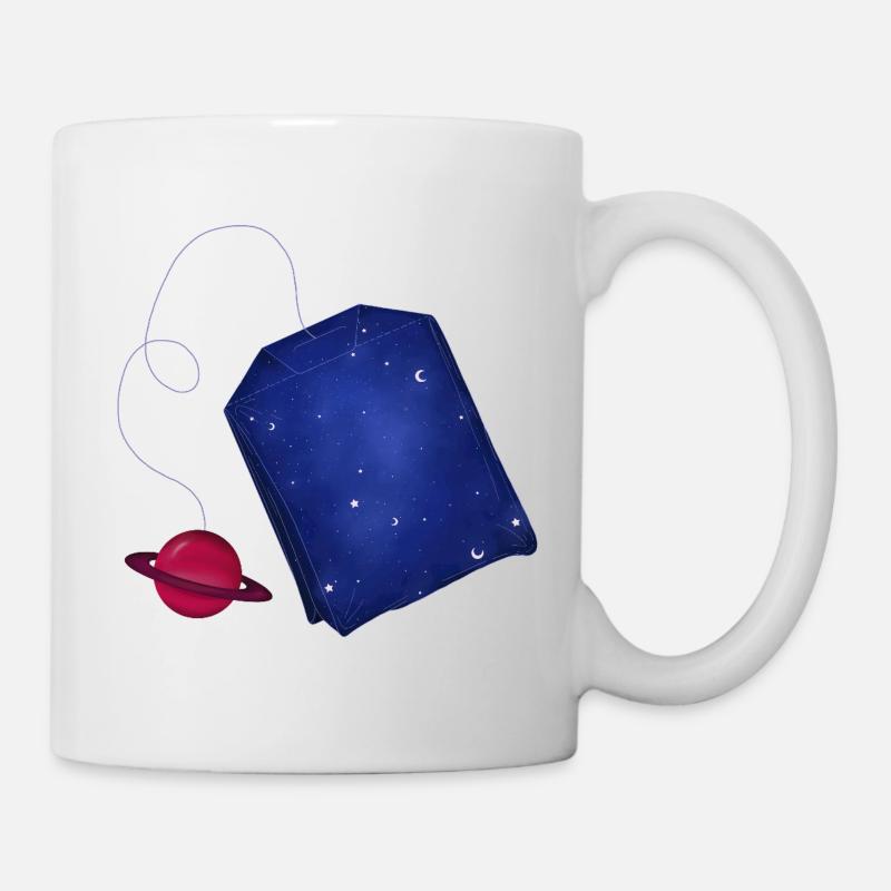 Weltraum-Tee - Tasse - Weiß