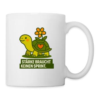 Starke_braucht_kein_Spint - Mug blanc - blanc - Droite