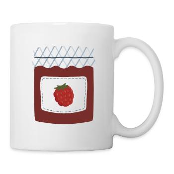 Berry Jam Jar Illustration - Mug - white - Right
