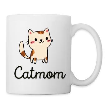 Cute cat design with charm - Mug - white - Right