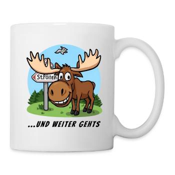 Emil ...und weiter geht's - Tasse - Weiß - Rechts