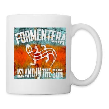Formentera with Gecko - Mug - white - Right