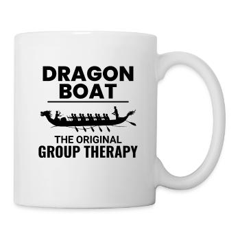 Drachenboot-Rennmannschaft - Tasse - Weiß - Rechts