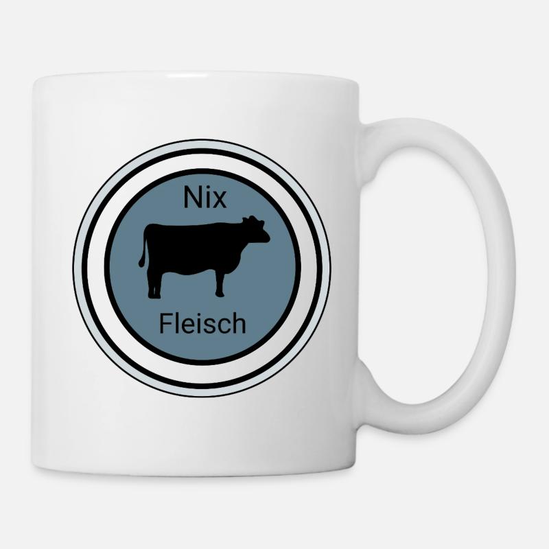 Silhouette de viande Nix - Mug blanc - blanc