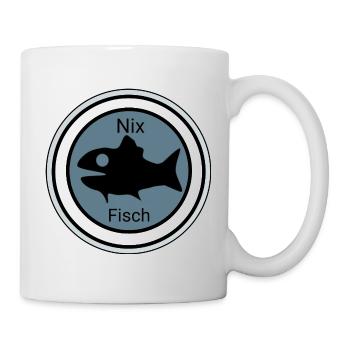 Nix Fisch Motiv für Meeresliebhaber - Tasse - Weiß - Rechts