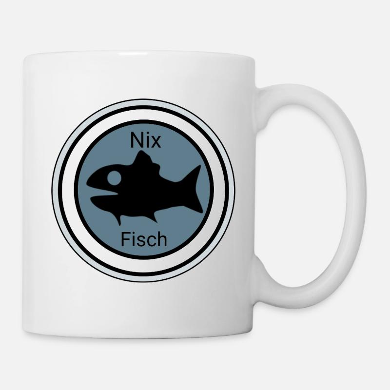Nothing Fish Motif for Sea Lovers - Mug - white