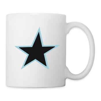 Dessin abstrait d’étoiles colorées - Mug blanc - blanc - Droite