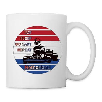 Kart Driver Netherland Design - Mug blanc - blanc - Droite