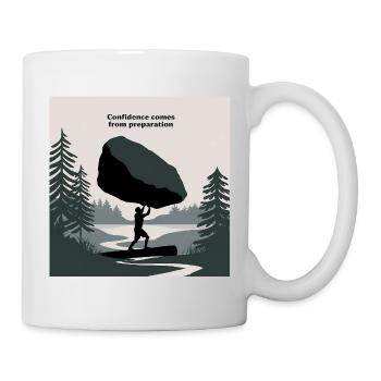 Empowered Équilibre Nature Succès Motivant - Mug blanc - blanc - Droite