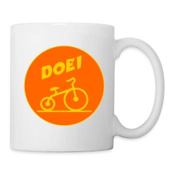 Auf Wiedersehen Fahrrad - Tasse - Weiß - Rechts