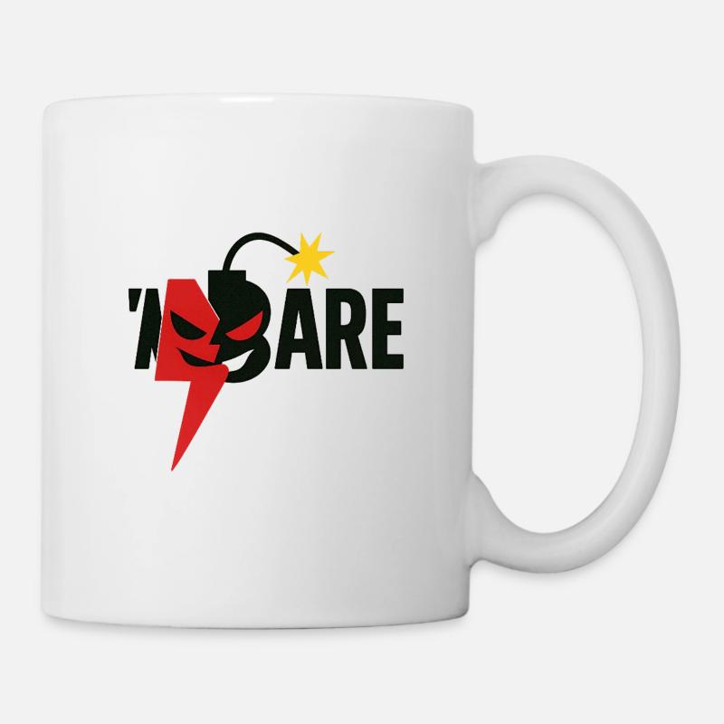 Design of Protest with Nuclear Smile - Mug - white