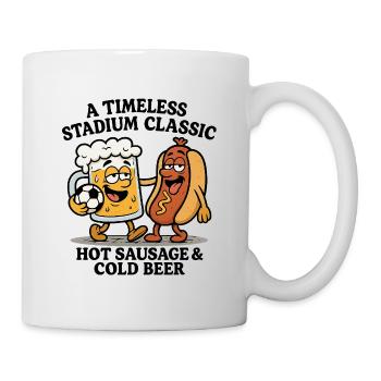 Beer and hot dog - Mug - white - Right