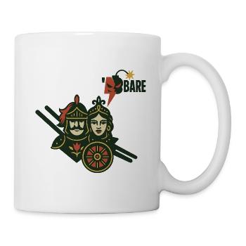 Medieval Warrior Duo with Artistic Aesthetics - Mug - white - Right