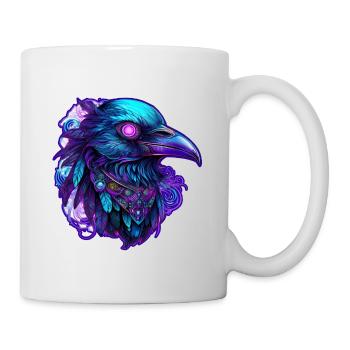 Dark Raven King – Spirit Guide - Tasse - Weiß - Rechts