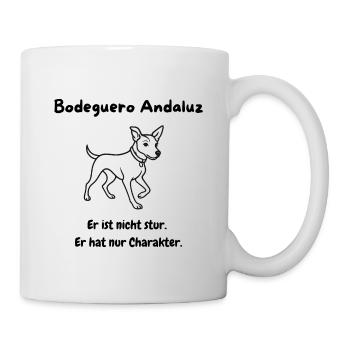 Modern, minimalist Bodeguero motif - Mug - white - Right